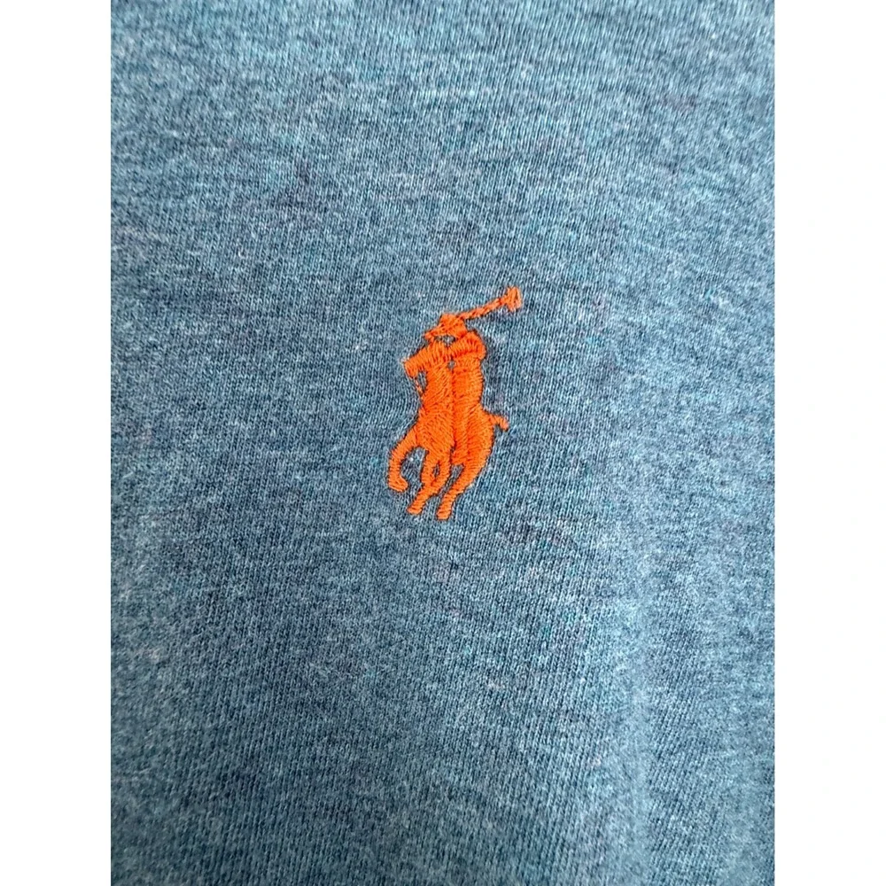 Polo Ralph Lauren Men's Long Sleeve Crewneck T-Shirt  Blue XXL 100% Cotton